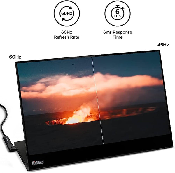 Lenovo ThinkVision M14 - LED Monitor - Full HD (1080p) - 14"